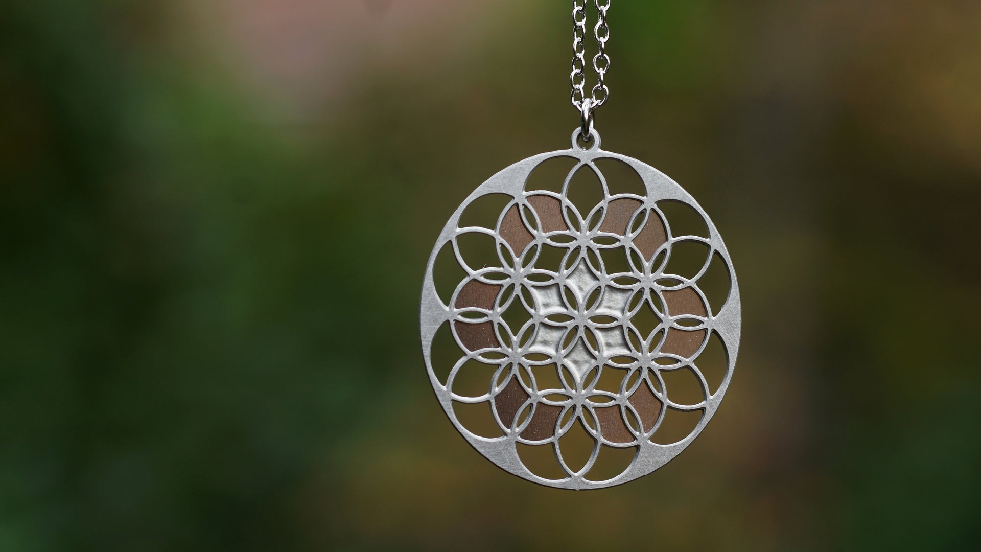 Kettenanhänger "Blume des Lebens"