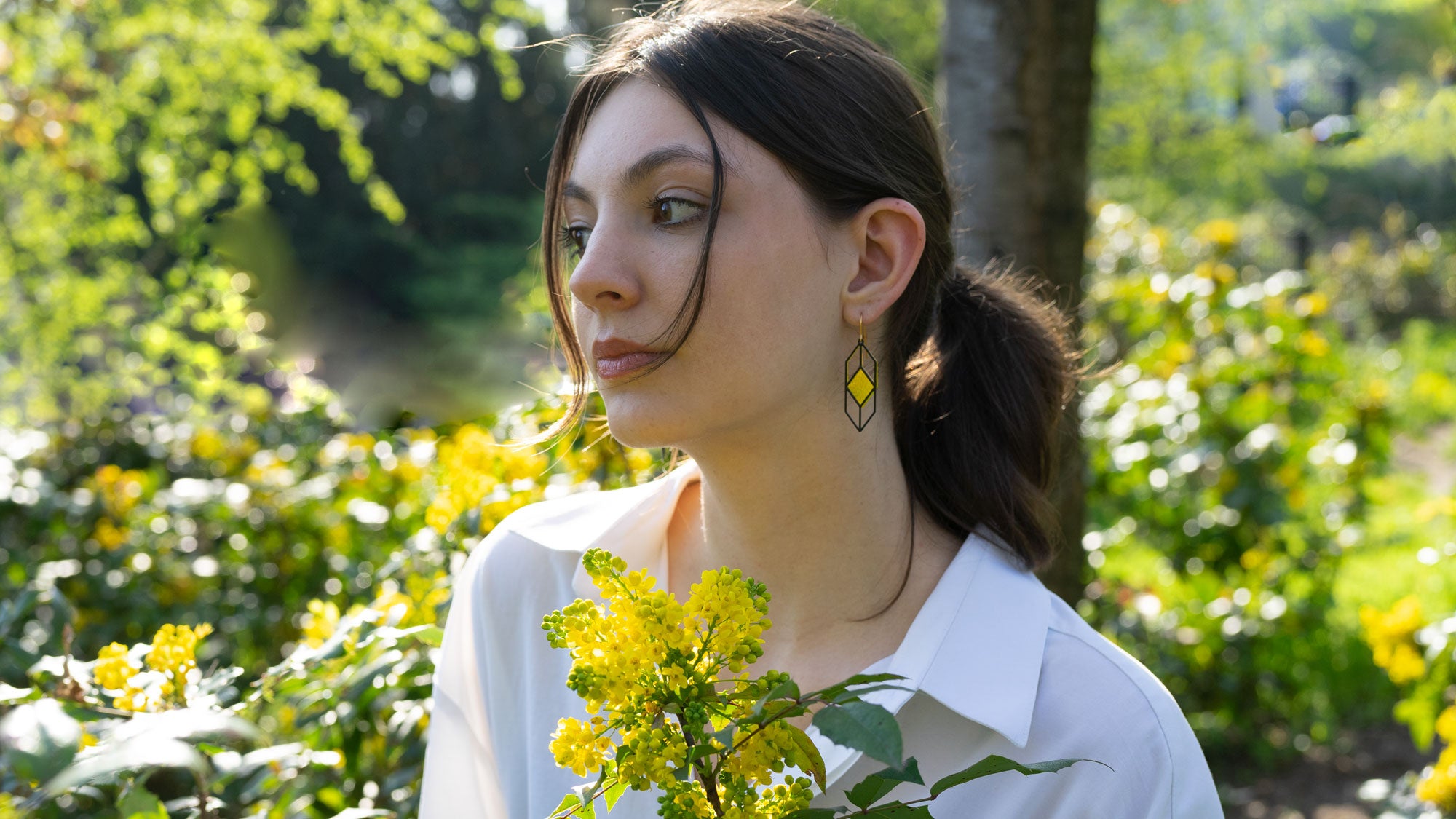 Kosae Schmuck Beispiel Bidl für Bicolor Ohrringe