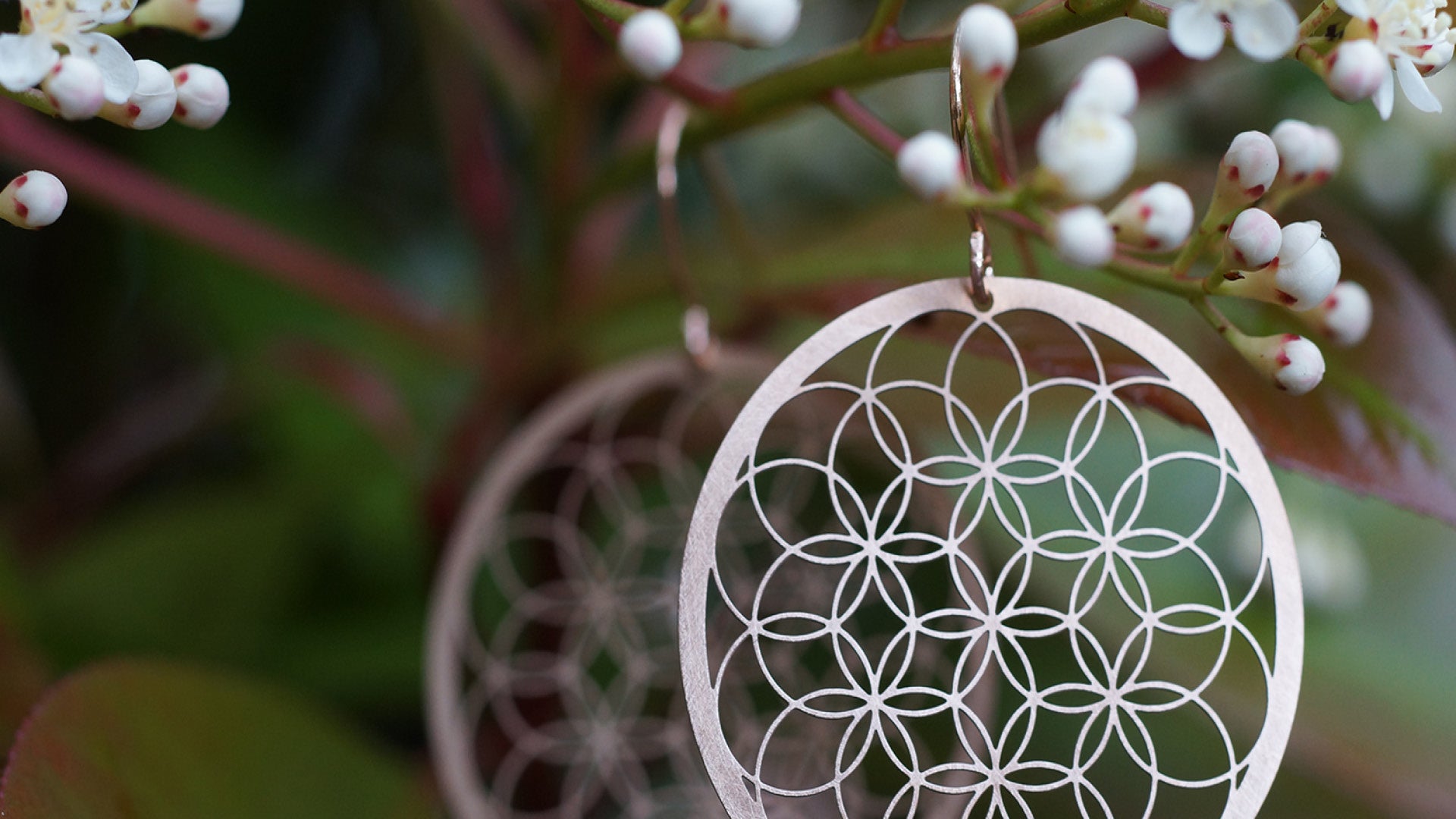 Ohrringe "Blume des Lebens"