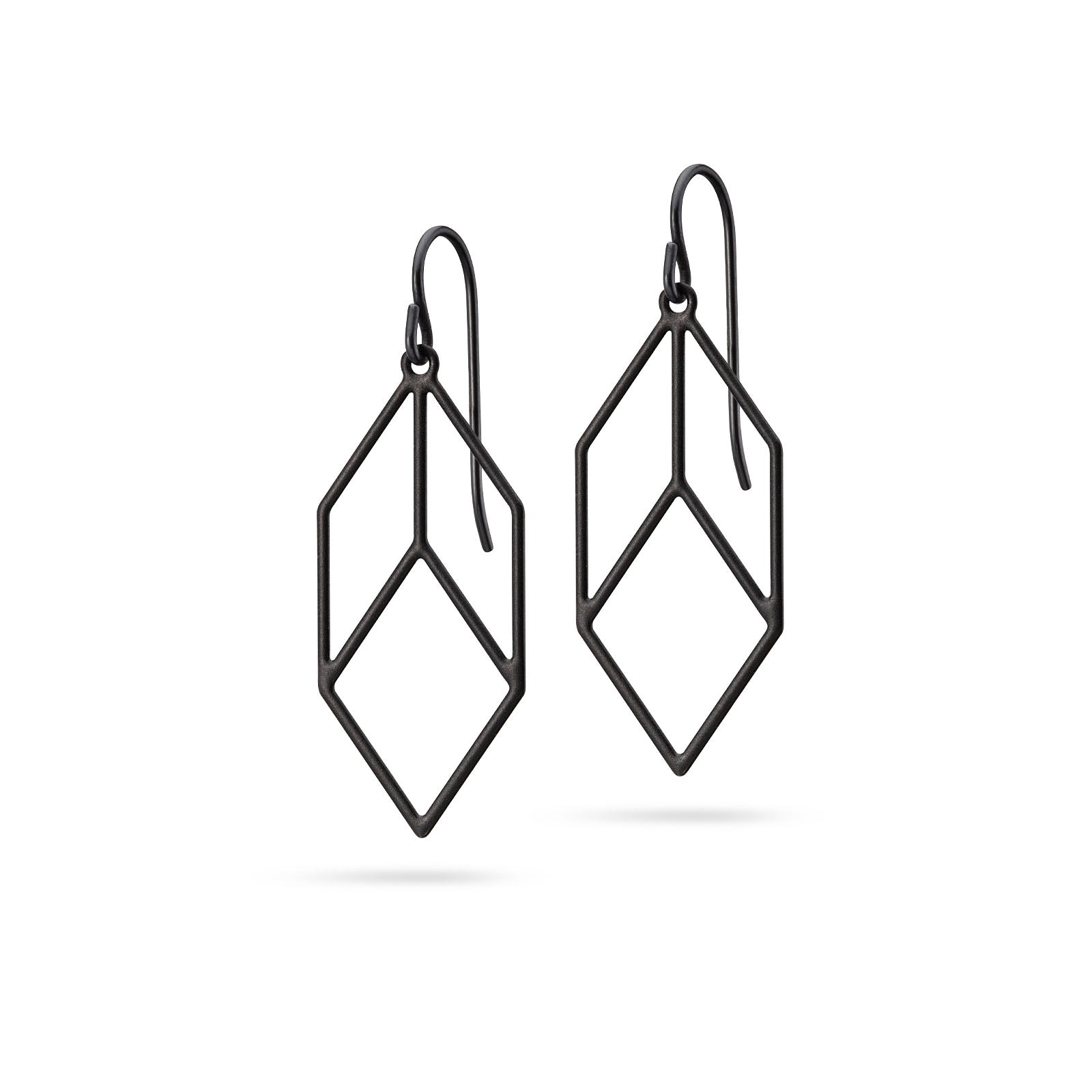 Schlichte Ohrringe | schwarz