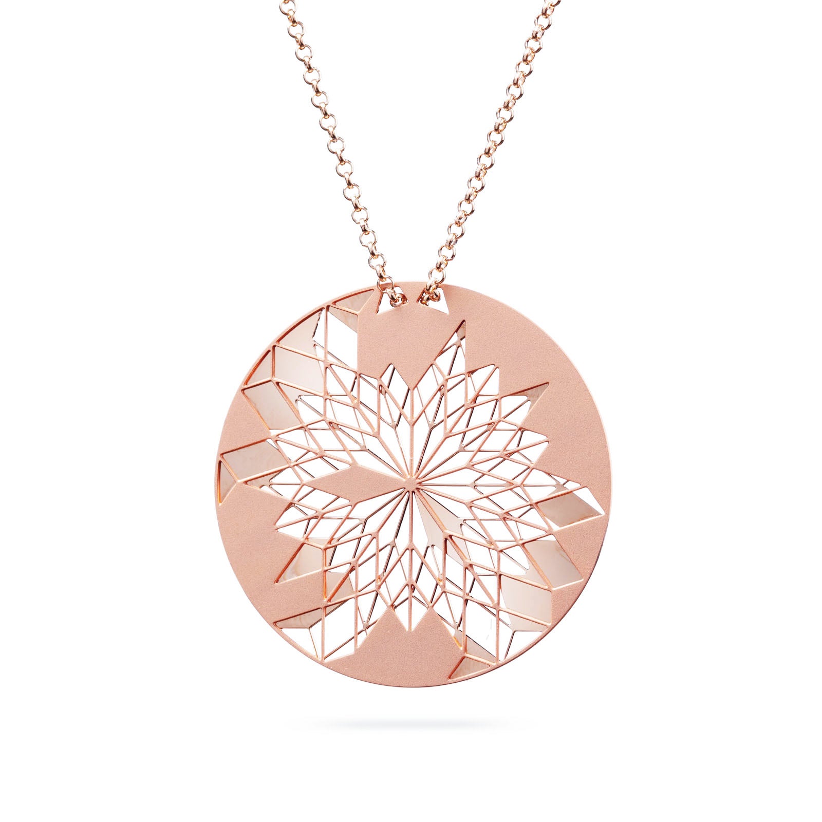 Ausgefallene Kette "Dreamcatcher Little" Roségold