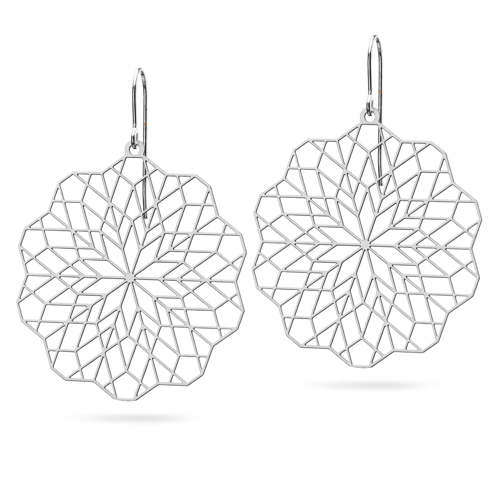 Leichte große Ohrringe | Edelstahl