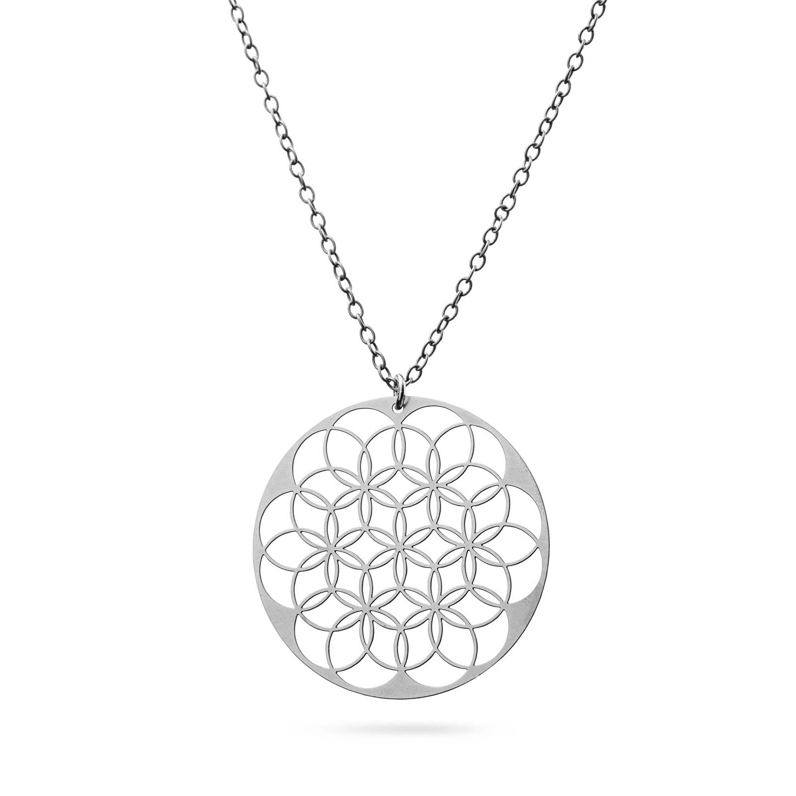 Blume des Lebens Kette | Edelstahl