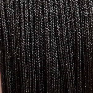 Armband mit floralem Motiv schwarz