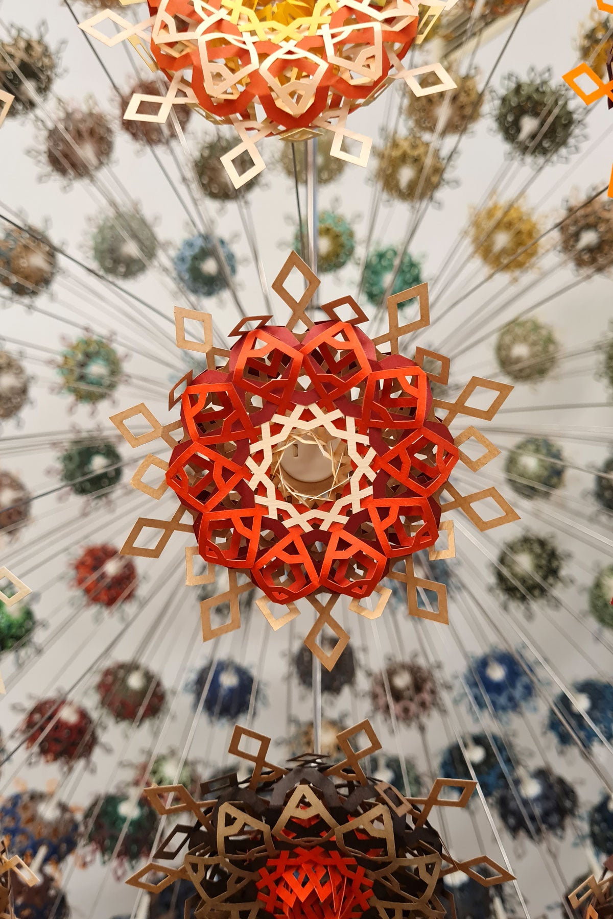 Papierleuchte "Flowerball"