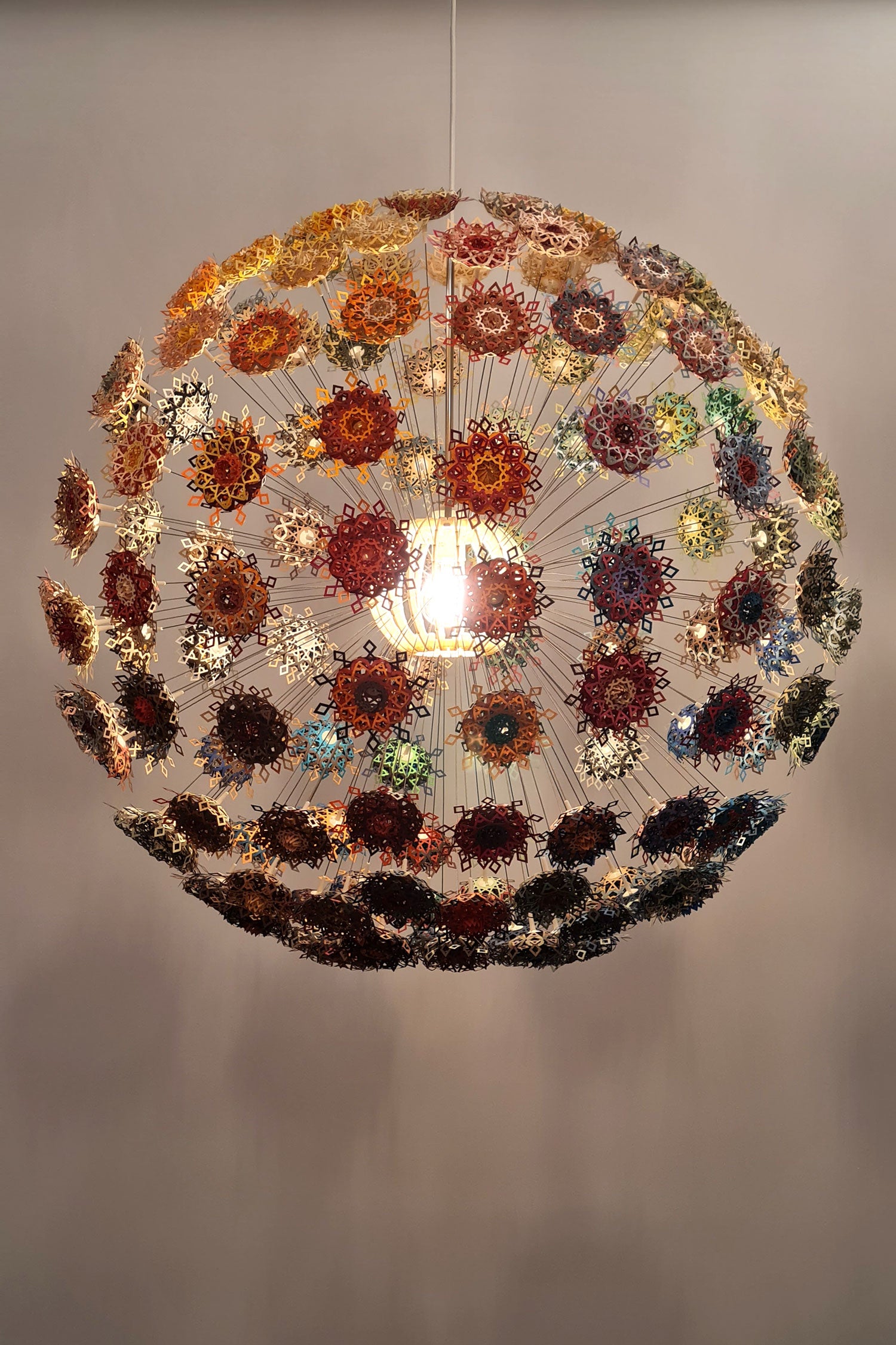 Papierleuchte "Flowerball"