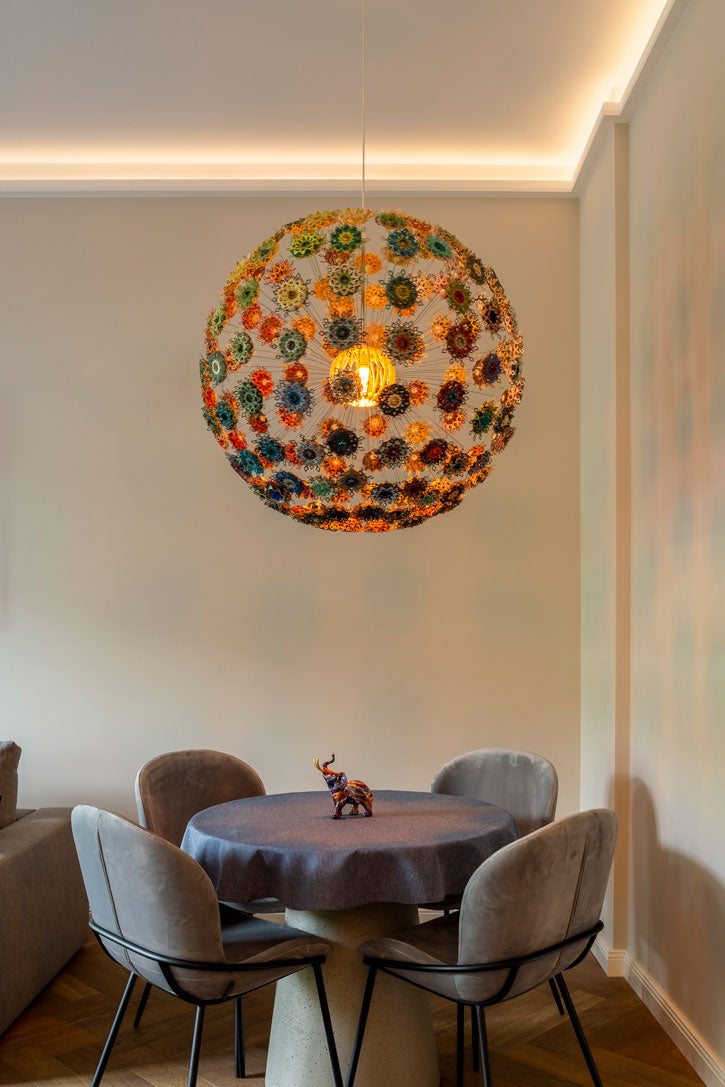 Papierleuchte "Flowerball"