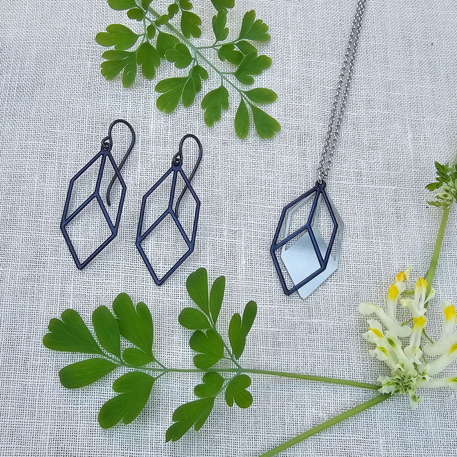 Schlichte Ohrringe | rosévergoldet matt