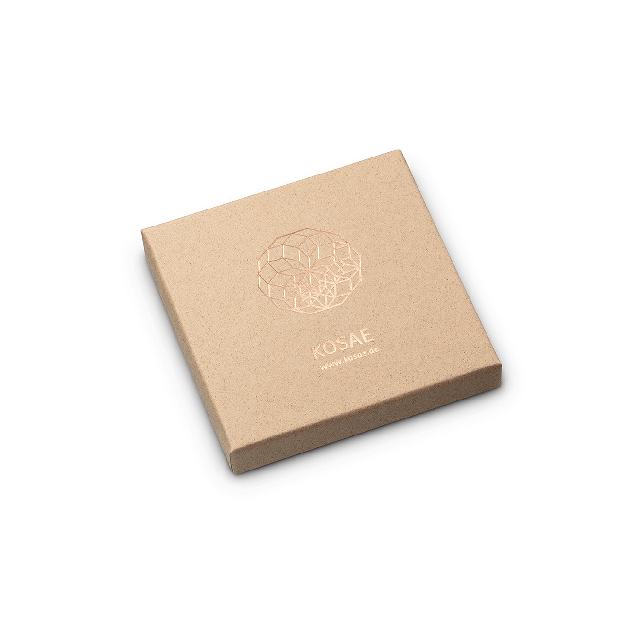 Geometrischer Anhänger mit Holz | Kupfer