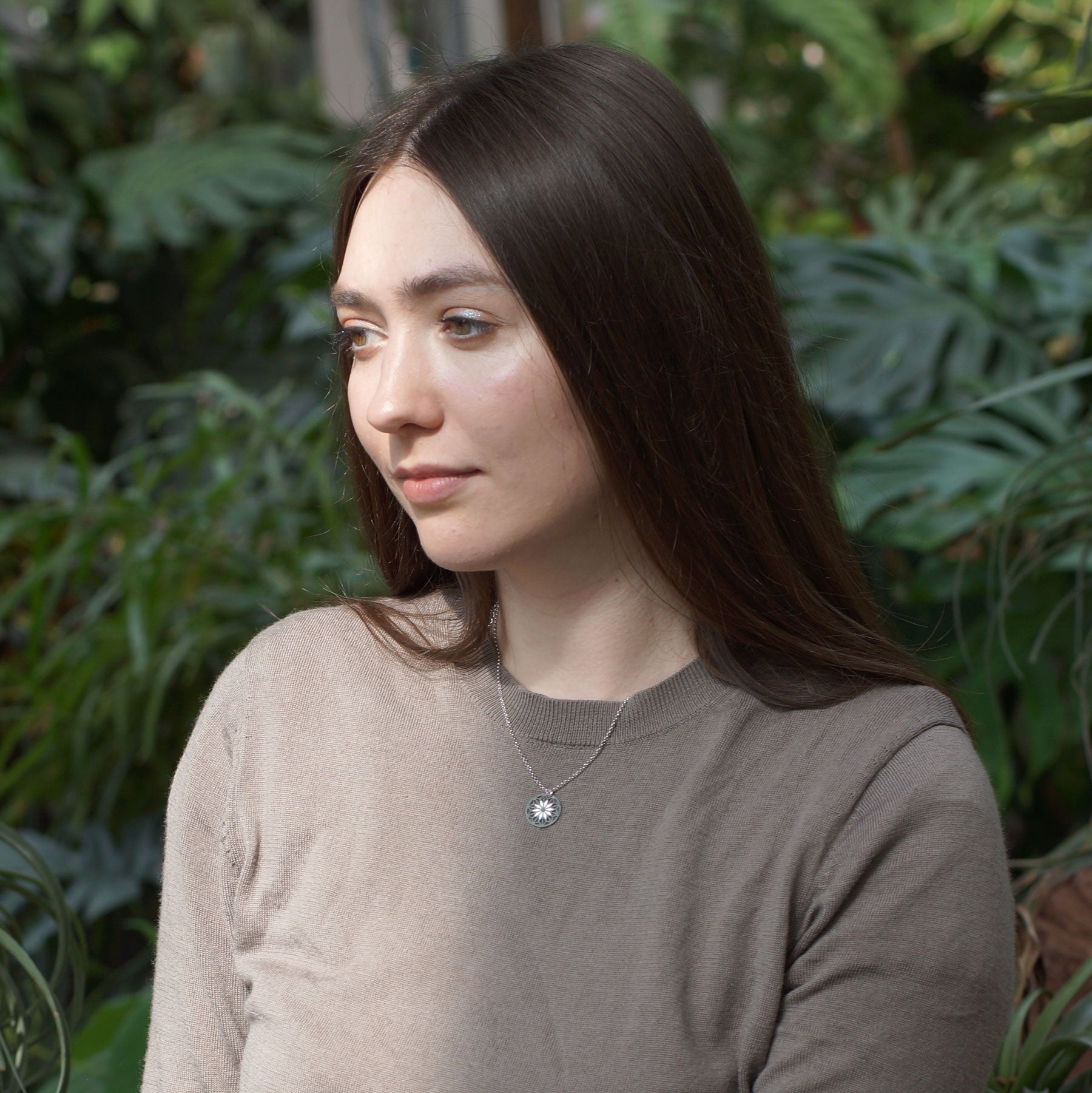 Filigraner Mandala Anhänger | Edelstahl