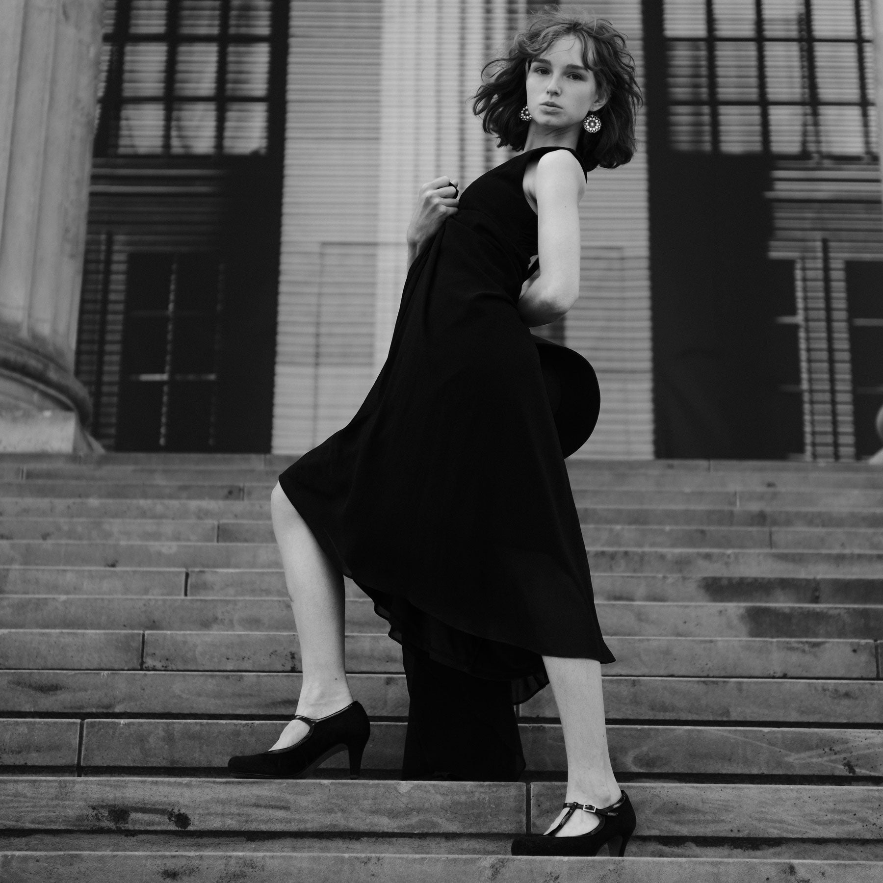 Ausgefallene moderne Ohrringe Edelstahl