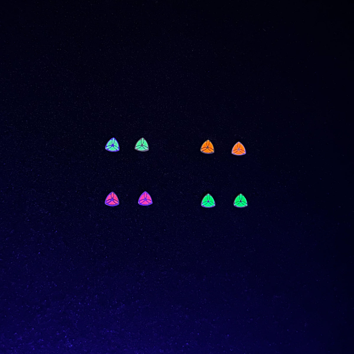 Ohrstecker-Minis | fluoreszierend