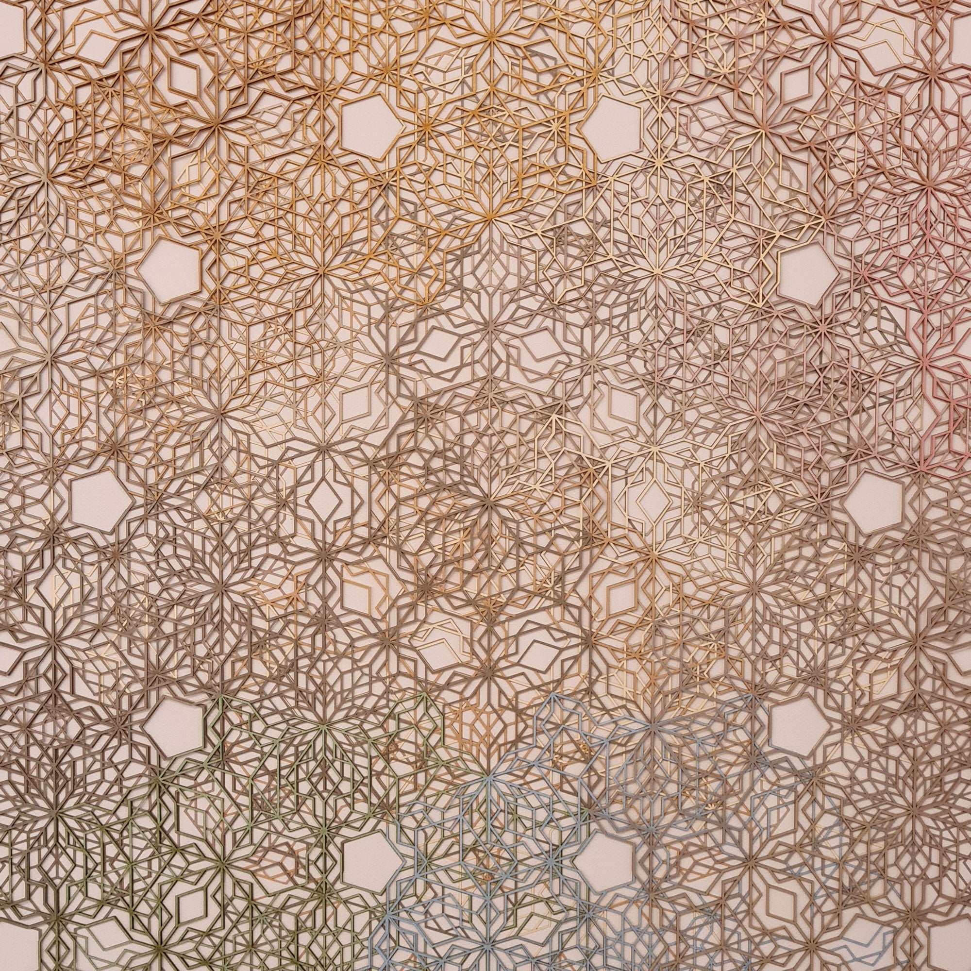 Mehrdimensionale Muster aus Papier