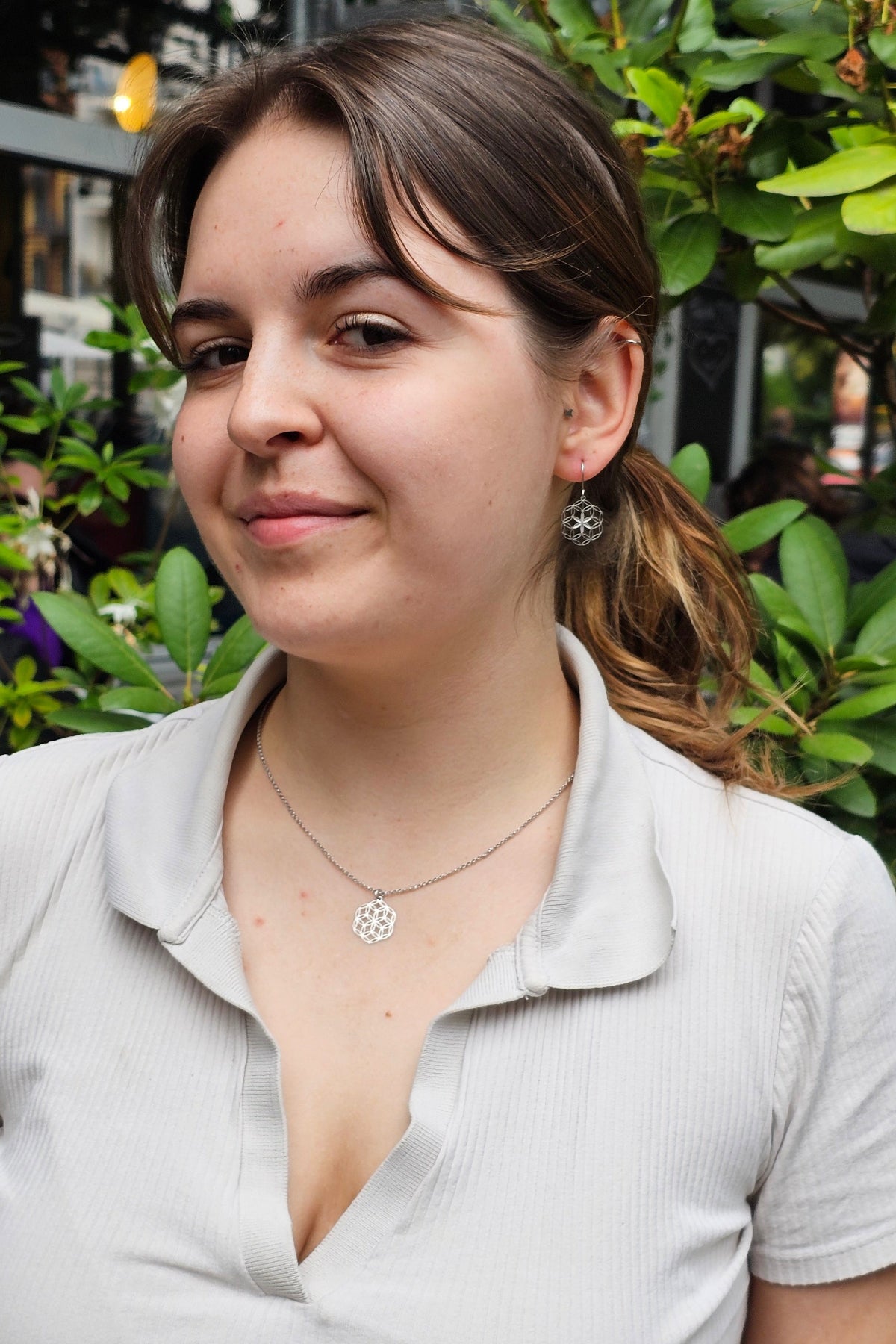 Samen des Lebens V1 | rosévergoldet matt