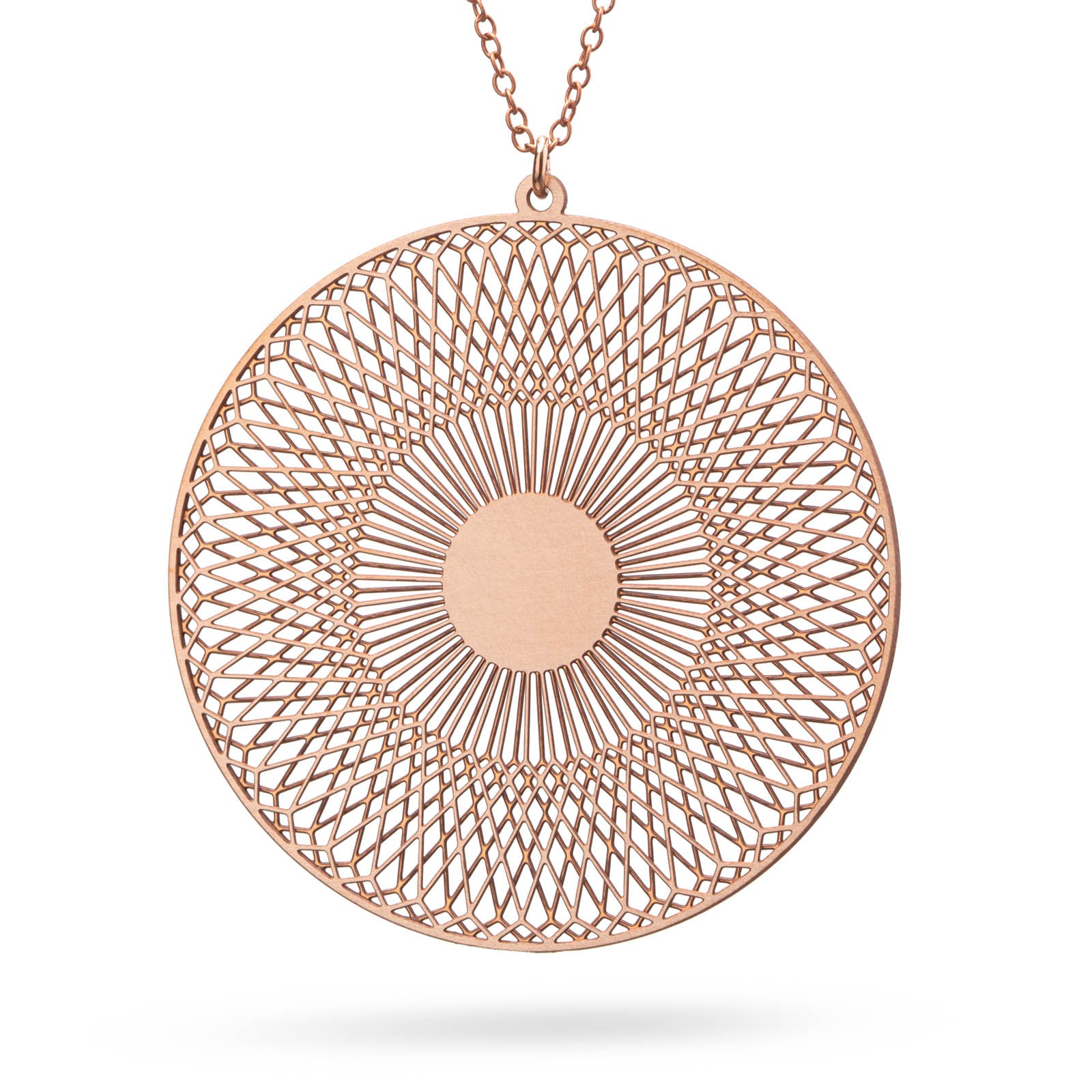 Halskette Sonnenrad Medium | Bronze