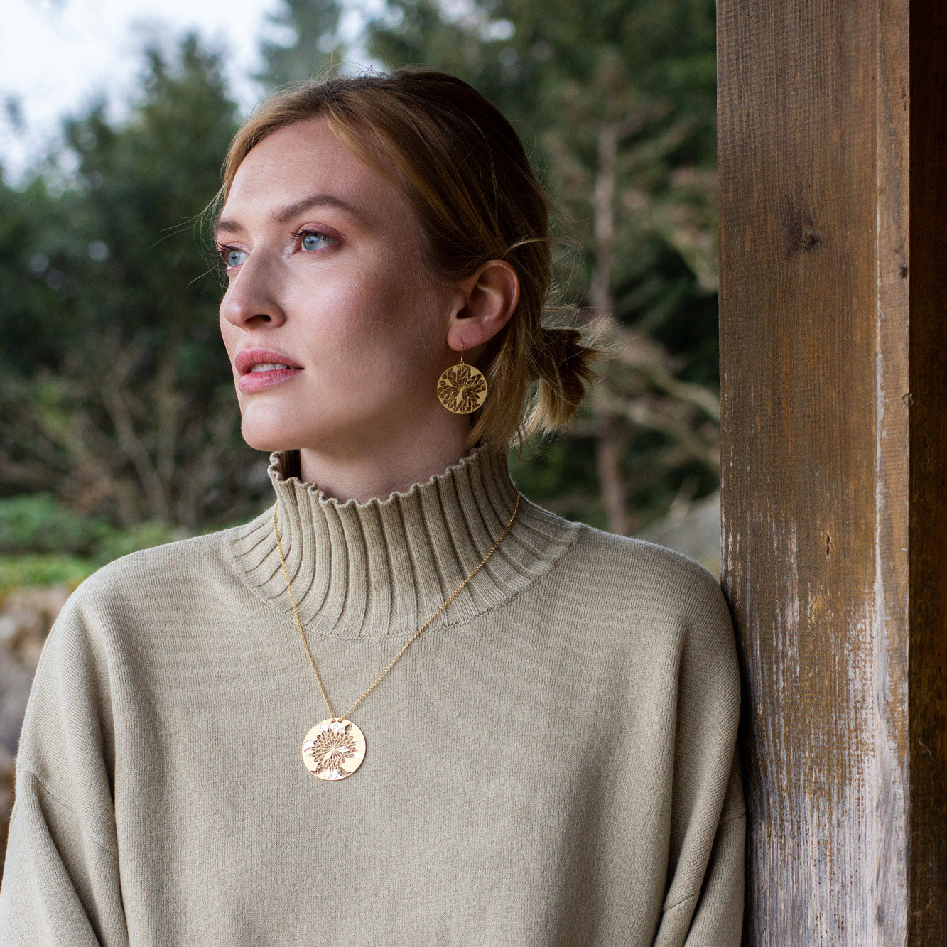 Ausgefallene Kette "Dreamcatcher Little" Bronze