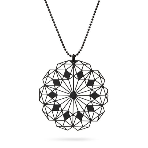 ROSETTE BIG | black - Ausgefallener Designerschmuck, bracelets/Armbänder, earrings/Ohrringe, necklaces/Ketten