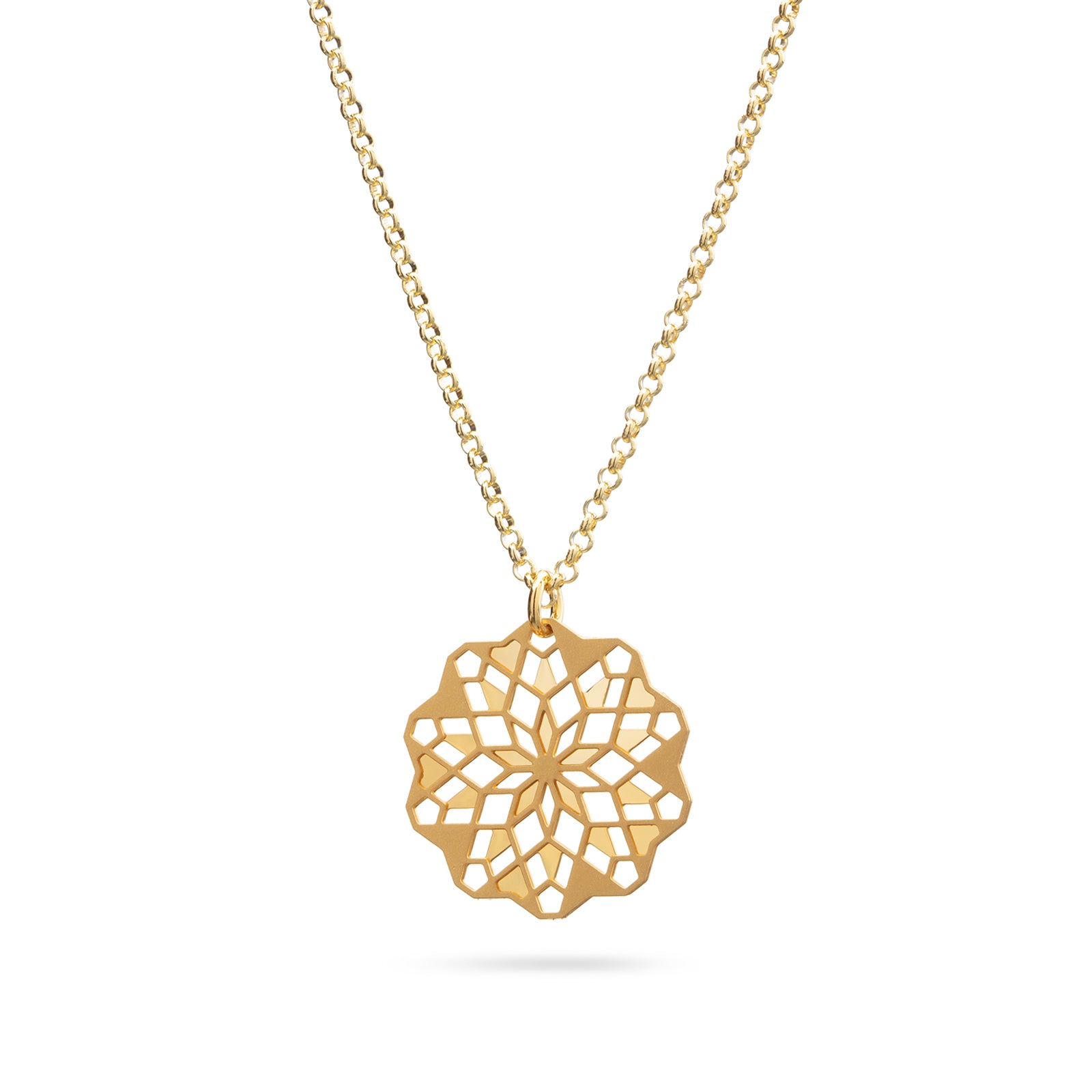 Filigrane Kette "Floretta" vergoldet