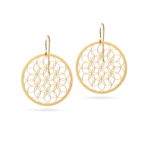 Ohrringe Flower of life | Blume des Lebens