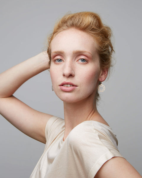 Brilliant Ohrringe | vergoldet - Ausgefallener Designerschmuck, bracelets/Armbänder, earrings/Ohrringe, necklaces/Ketten