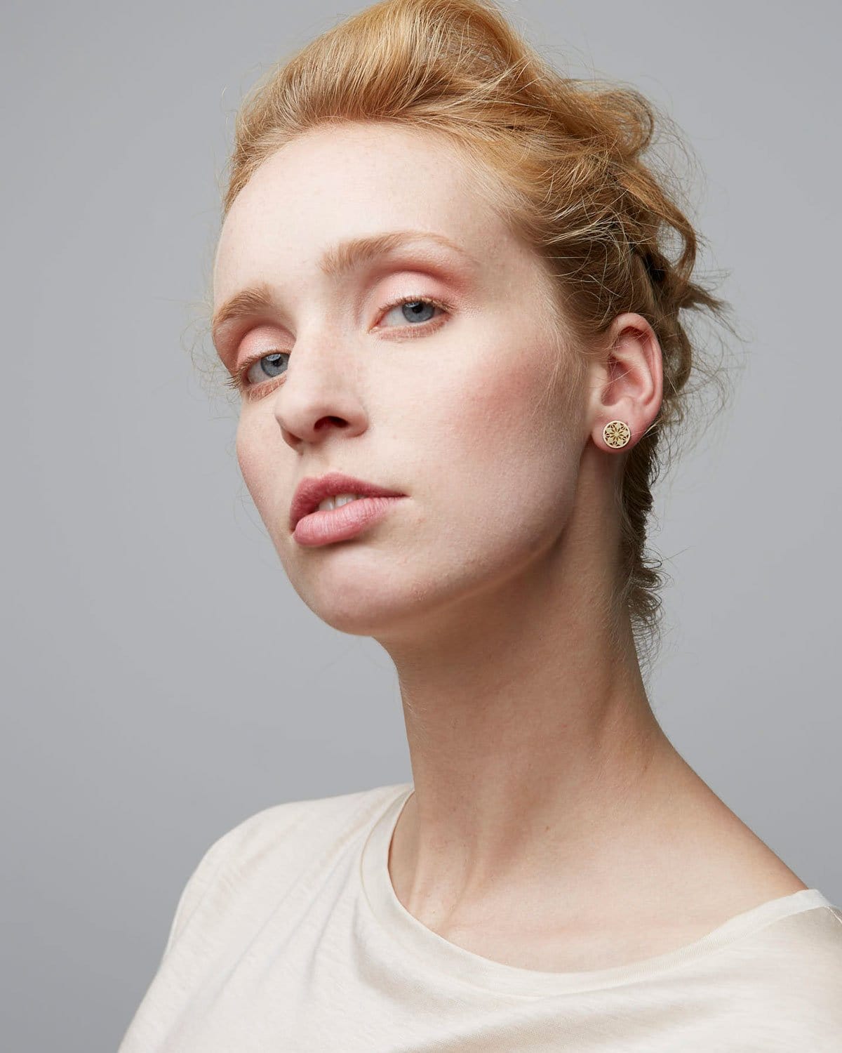 Mandala Ohrstecker | Bronze