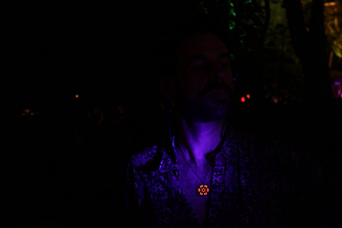 Anhänger Flower Of Life Komplex | fluoreszierend