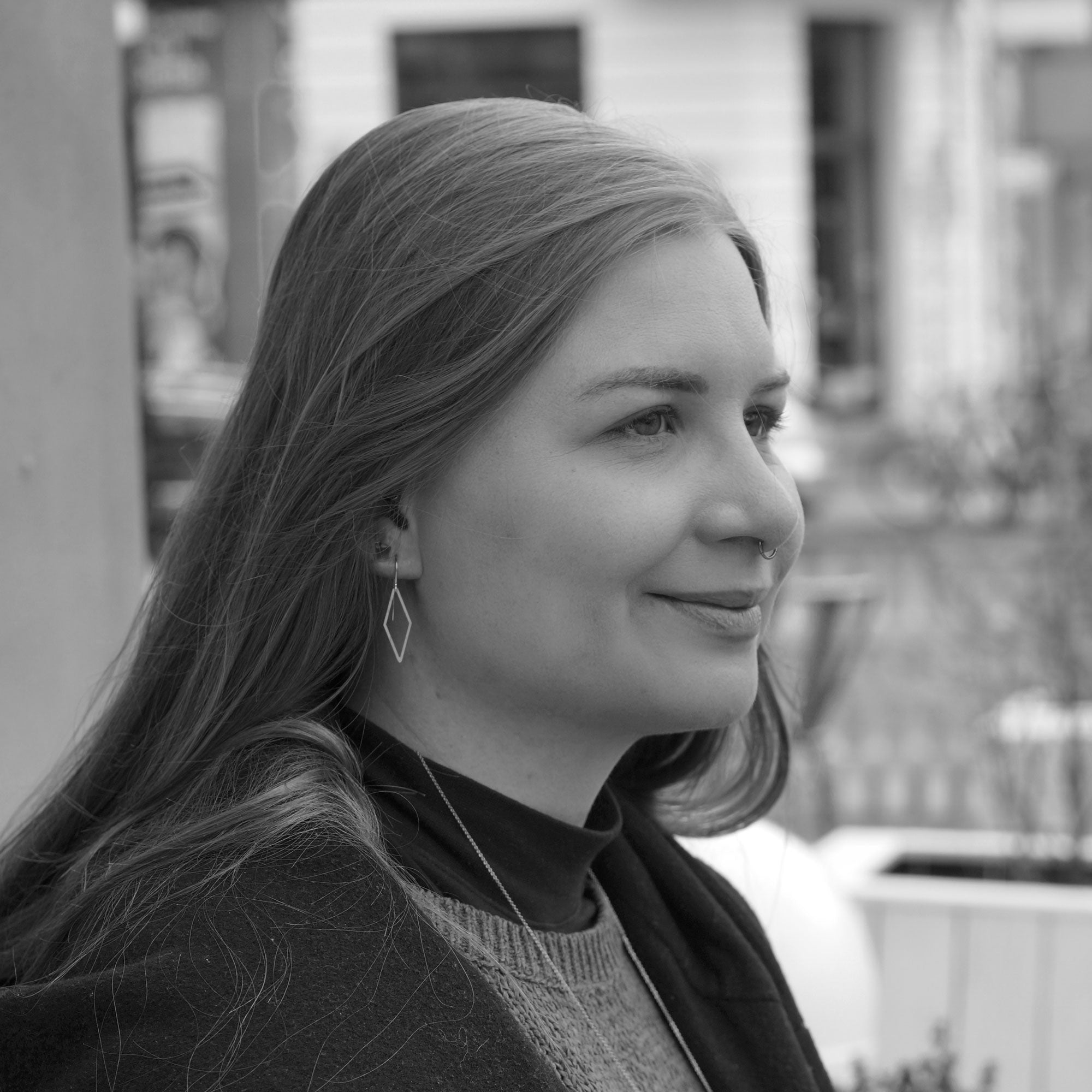 Puristische Ohrringe | Edelstahl