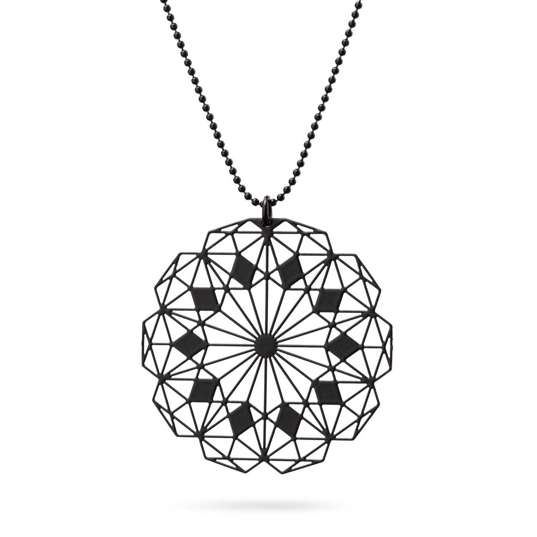 ROSETTE BIG | black - Ausgefallener Designerschmuck, bracelets/Armbänder, earrings/Ohrringe, necklaces/Ketten