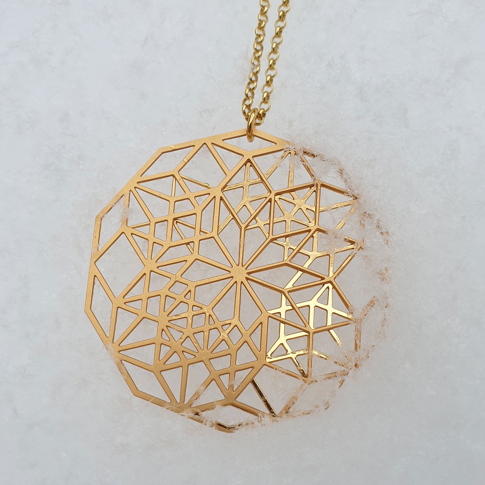 Besondere Kette "Insignia" vergoldet